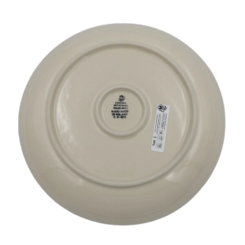 TALERZ 23,5cm - / Ceramika Artystyczna Bolesławiec / 266 / 490A / Gatunek 1